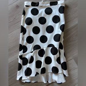 Maeve polka dot skirt from Anthropologie